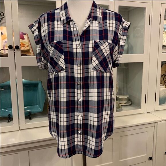 JACHS Girlfriend (Anthro) Quinn CapSleeve Top - Picture 2 of 6